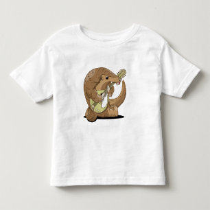 Pangolin playing a mandolin toddler T-Shirt