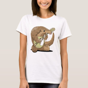 Pangolin playing an mandolin T-Shirt