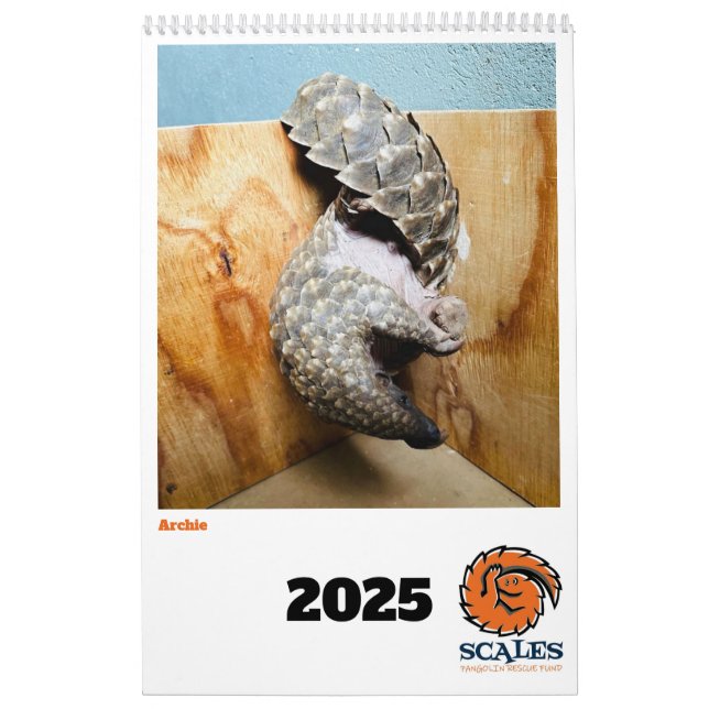 Pangolin Rescue Fund Calendar 2025 (Cover)