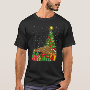 Pangolin  Xmas Holiday Santa Pangolin Christmas Tr T-Shirt