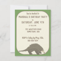Pangolins Party Invites