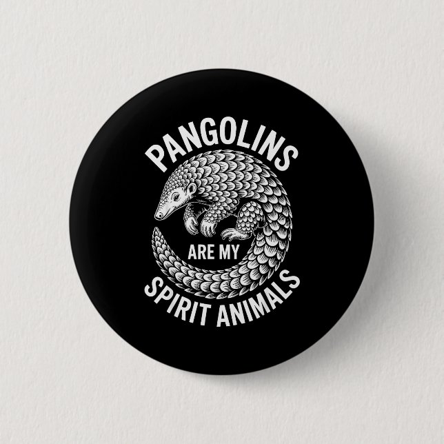 Pangolins Srit Animals Funny Pangolin  6 Cm Round Badge (Front)