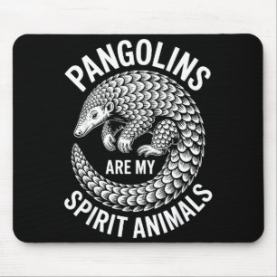 Pangolins Srit Animals Funny Pangolin Mouse Mat