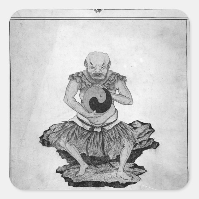 Pangu Square Sticker (Front)