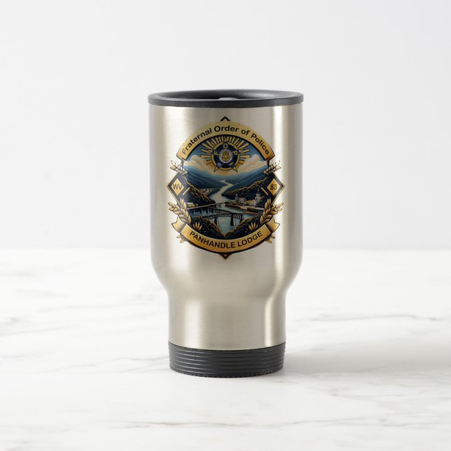 Panhandle Lodge 83 Travel Mug (Center)