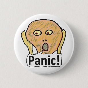 Panic! 6 Cm Round Badge