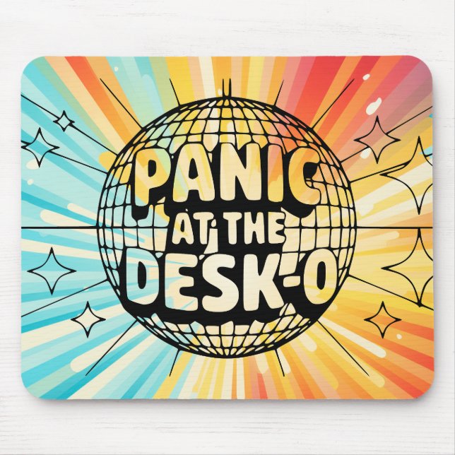 Panic at the Desk-O Mouse Mat (Front)