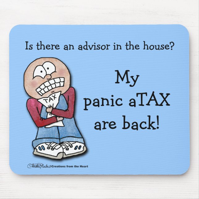 Panic aTAX! Mouse Mat (Front)