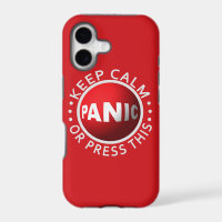 Panic Button iPhone case