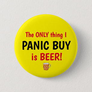 Panic Buy Beer Yellow Button
