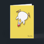 Panic Chicken by Sandra Boynton Card<br><div class="desc">A panicky chicken for chaotic times. Sandra Boynton's iconic chicken, from her platinum-selling album Philadelphia Chickens, is the ideal emissary to an overwhelmed friend. (The chicken also stars in the bestselling EEK! Halloween!, and makes cameo appearances all through Boynton's work.) The inside message, which is upside-down of course, reads "How's...</div>