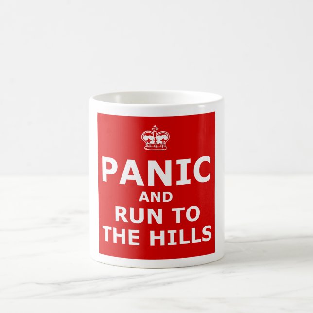 Panic Coffee Mug (Center)