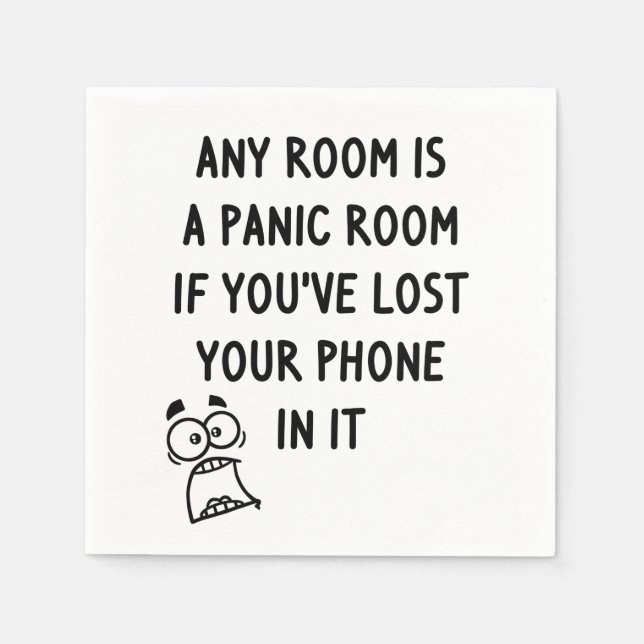 Panic Room Napkin (Front)