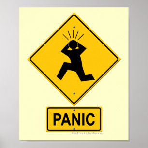 Panic Warning Sign