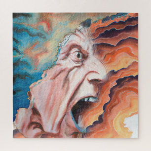 Panic Waves Oil Painting Jigsaw Puzzle