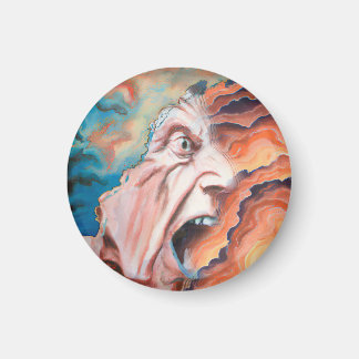 Panic Waves Oil Painting Magnet