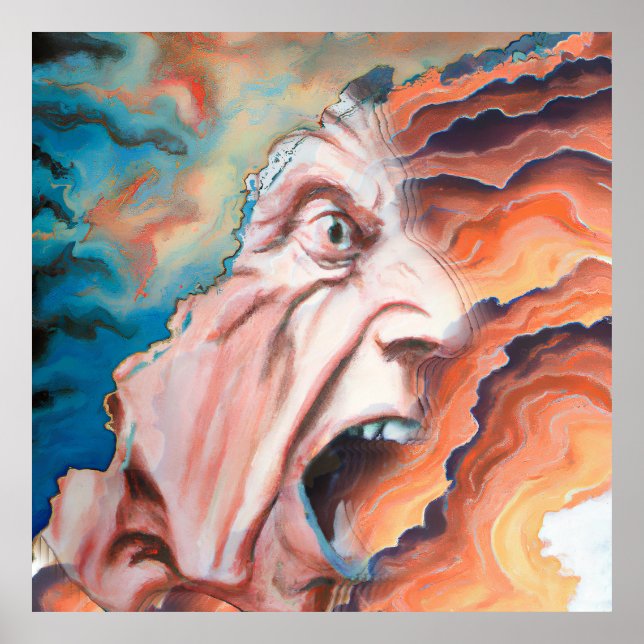 Panic Waves Oil Painting Poster (Front)