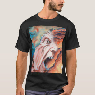 Panic Waves Oil Painting T-Shirt