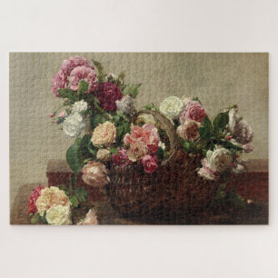 Panier de Roses – Henri Fantin-Latour Jigsaw Puzzle