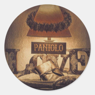Paniolo Love Classic Round Sticker