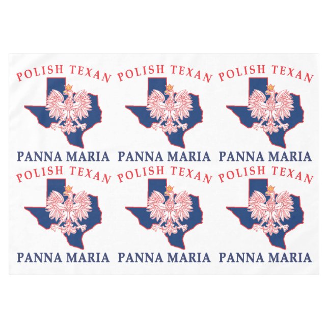 Panna Maria Polish Texan Tablecloth (Front (Horizontal))