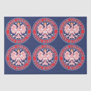Panna Maria Texas Polish American Eagle Tissue Paper