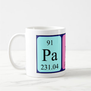 Panna periodic table name mug