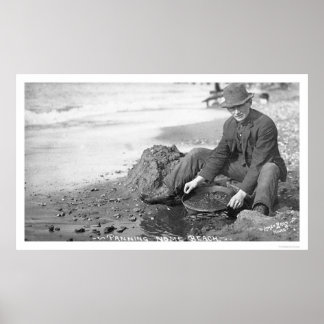 Panning for Gold Alaska 1907 Poster