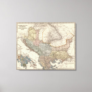 Pannonia, Illyricum, Dacia, Moesia Canvas Print