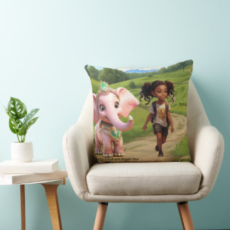 Panola & The Ivory Elephant Loved One’s Throw Pill Cushion