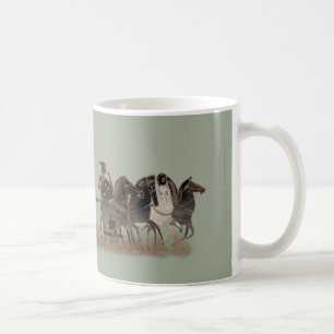 Panoply - Ancient Greek chariot and horses Coffee Mug