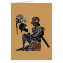 Panoply - Ancient Greek hoplite soldier sitting