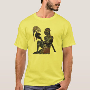Panoply - Ancient Greek hoplite soldier sitting T-Shirt