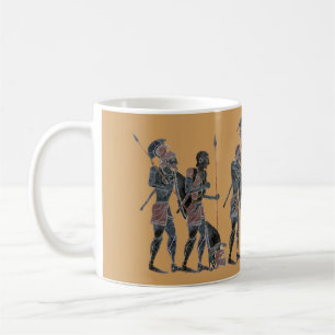 Panoply - Ancient Greek hoplites celebrating Coffee Mug