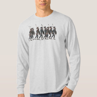 Panoply. Ancient Greek hoplites on the move T-Shirt