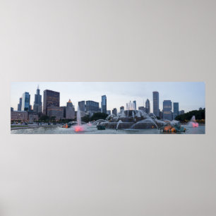 Panorama Chicago Blackhawks Win Poster