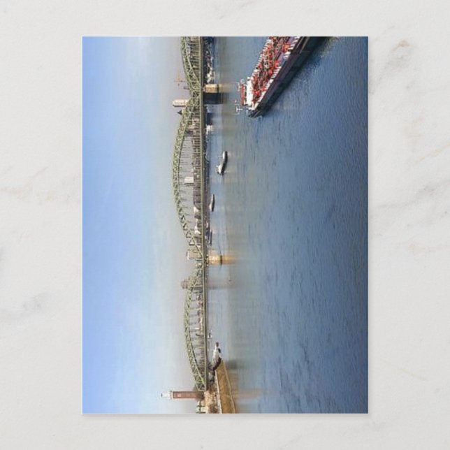 Panorama Cologne , Germany. View from Deutzer Br?c Postcard (Front)