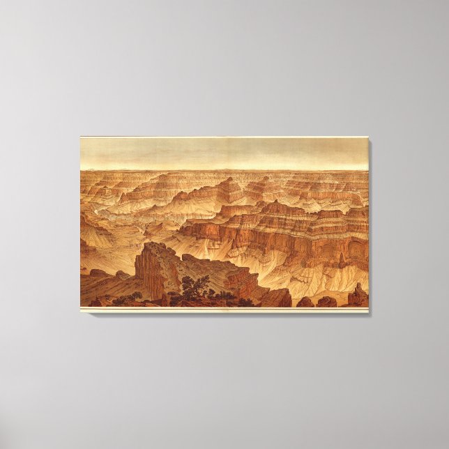 Panorama from Point Sublime Canvas Print (Front)