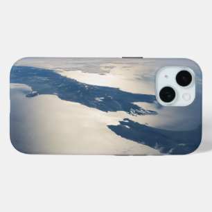 Panorama From Space Highlighting Cook Strait iPhone 15 Case