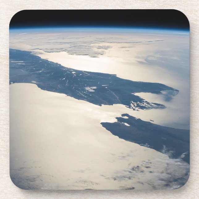Panorama From Space Highlighting Cook Strait Coaster (Front)