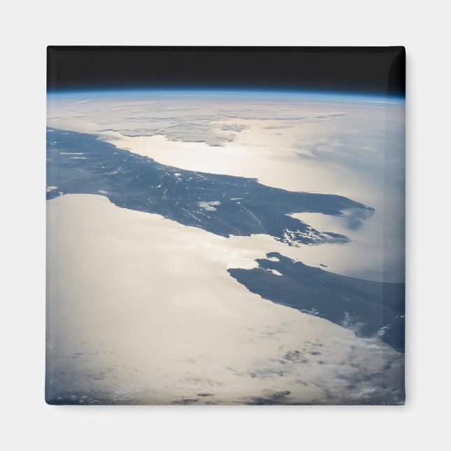 Panorama From Space Highlighting Cook Strait Magnet (Front)