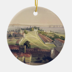 Panorama of Constantinople, plate 22 from 'Aya Sof Ceramic Tree Decoration