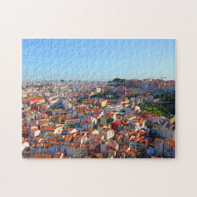 Panorama of Lisbon, Portugal Jigsaw Puzzle (Horizontal)