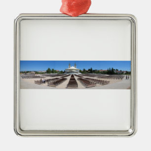 panorama of Medjugorje Metal Tree Decoration