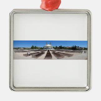 panorama of Medjugorje Metal Tree Decoration
