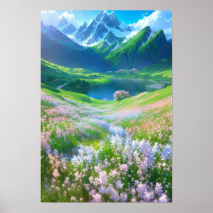 Panorama of Nature's Beauty Poster
