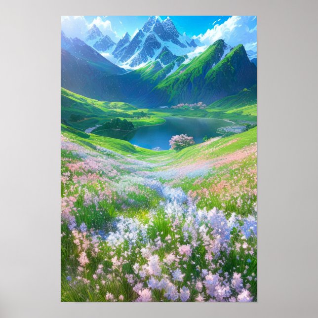 Panorama of Nature's Beauty Poster (Front)