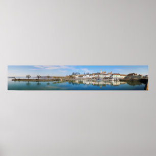 Panorama of Rapperswil St. Gallen in Switzerland Poster