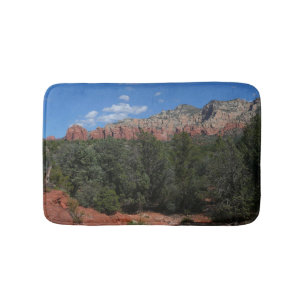 Panorama of Red Rocks in Sedona Arizona Bath Mat