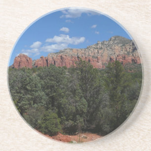 Panorama of Red Rocks in Sedona Arizona Coaster